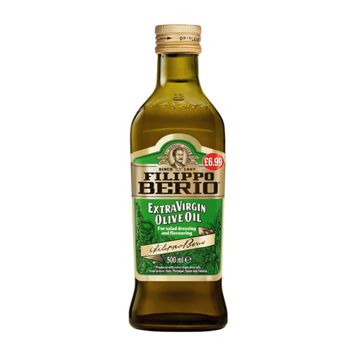 FILIPPO BERIO EXTRA VIRGIN OLIVE OIL PMP £6.99 500ML