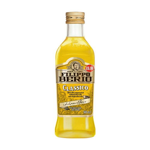 FILIPPO BERIO CLASSICO OLIVE OIL PMP £6.99 500ML