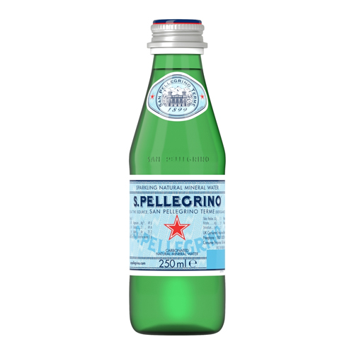 SAN PELLEGRINO SPARKLING GLASS 250ML