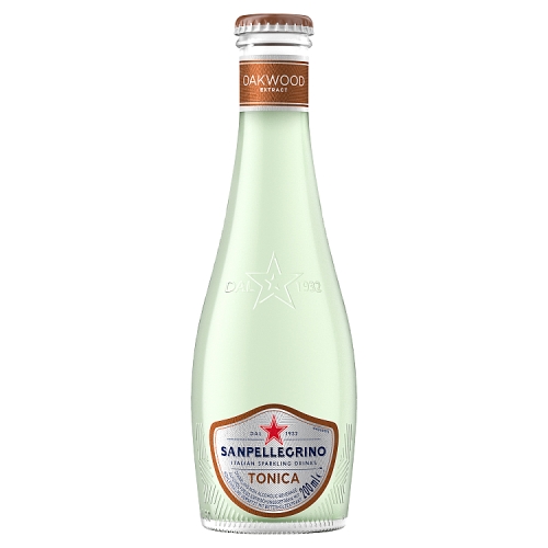 SAN PELLEGRINO TONIC OAKWOOD MIXER GLASS 4PK 200ML