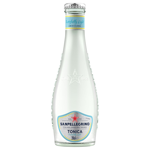 SAN PELLEGRINO TONIC TASTEFULLY LIGHT MIXER GLASS 4PK 200ML