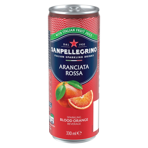 SAN PELLEGRINO ARANCIATA ROSSA CAN 12X 330ML