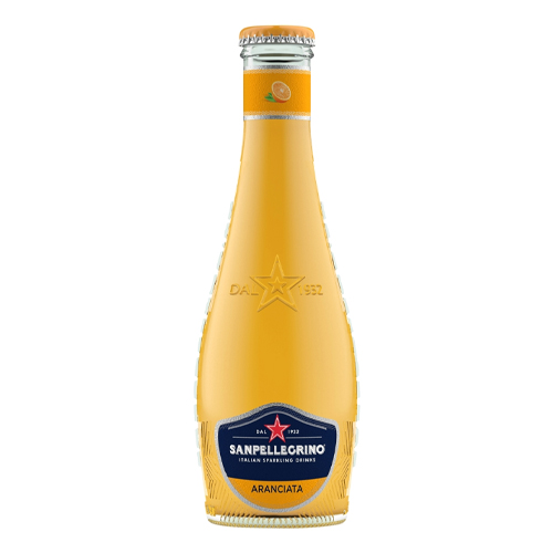 SAN PELLEGRINO ARANCIATA MIXER GLASS 6PK 200ML