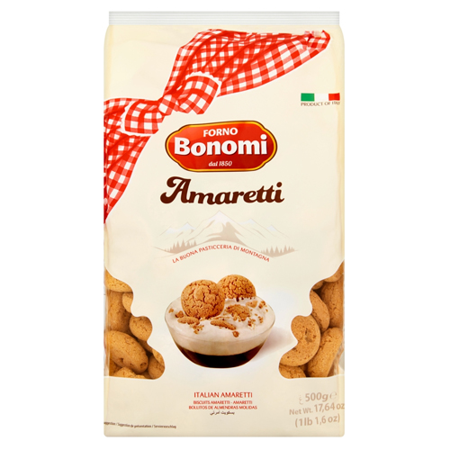 BONOMI ITALIAN AMARETTI BISCUITS 500G