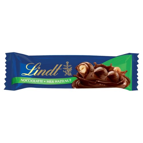 LINDT NOCCIOLATTE MILK HAZELNUT BAR 35G
