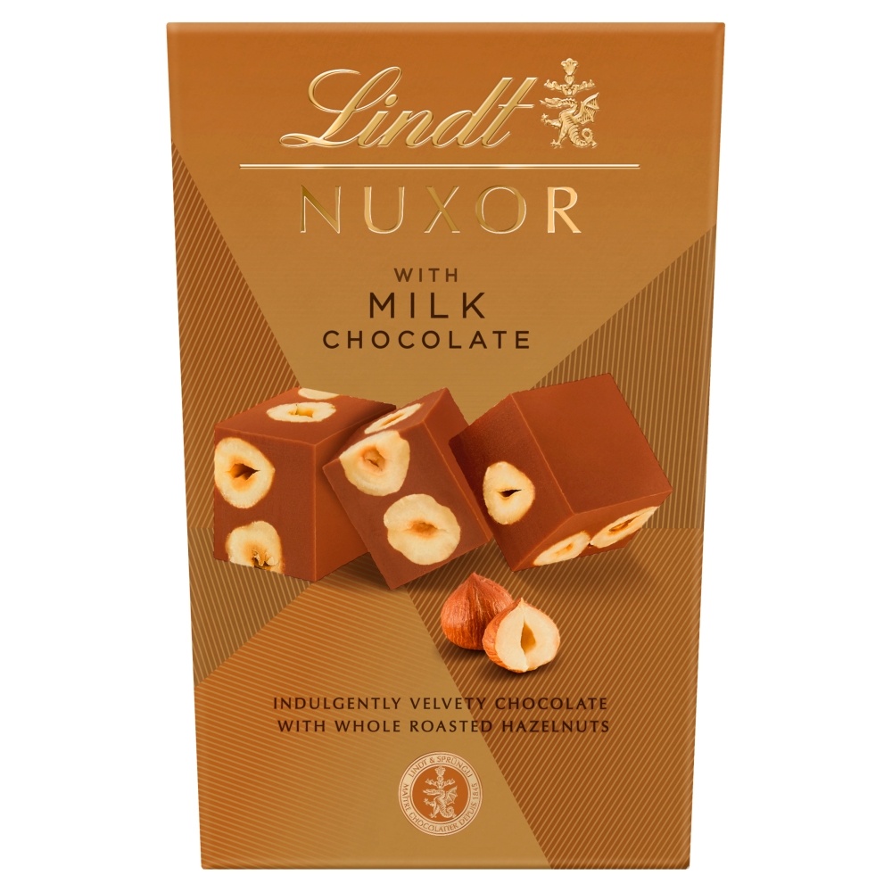 LINDT NUXOR WITH MILK CHOCOLATE BOX 150G