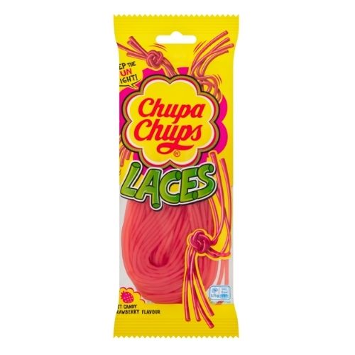 CHUPA CHUPS STRAWBERRY LACES BAG 90G