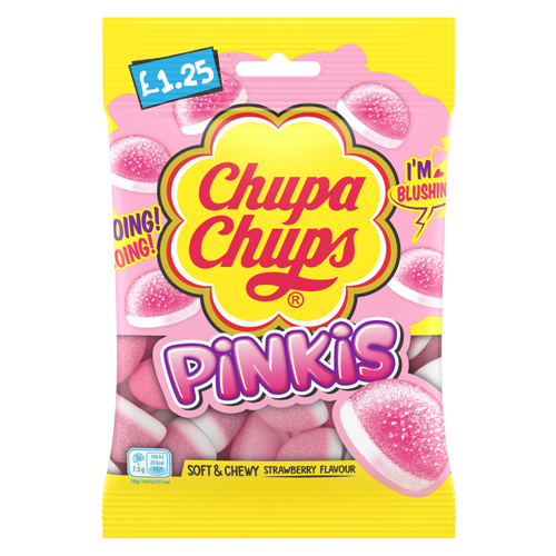 CHUPA CHUPS PINKIS POUCH PMP £1.25 90G