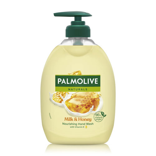 PALMOLIVE LIQUID HAND SOAP MILK & HONEY 8X 500ML