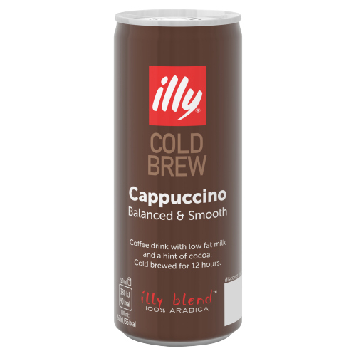 ILLY COLD BREW CAPPUCCINO RTD CAN 250ML