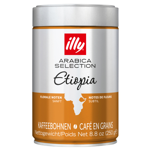 ILLY COFFEE BEANS LUXURY ARABICA SELECTION ETHIOPIA 250G