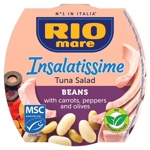 RIO MARE INSALATISSIME TUNA SALAD WITH BEANS 160G