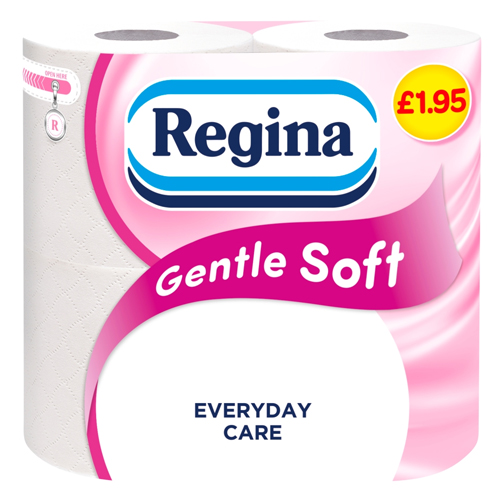 REGINA GENTLE SOFT 10 X 4ROLL PMP £1.95 10PACK