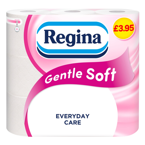 REGINA GENTLE SOFT 5 X 9ROLL PMP £3.95 5PACK