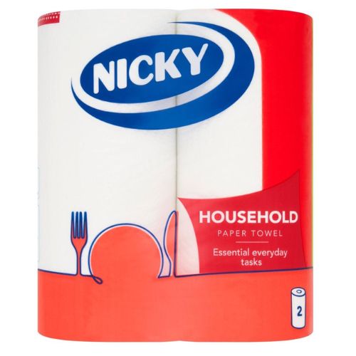NICKY HOUSEHOLD KITCHEN ROLL PMP £1.49 2ROLL