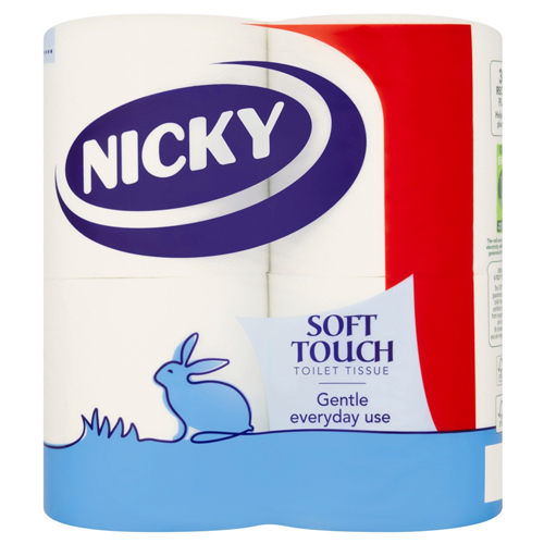 NICKY SOFT TOUCH PMP£1.49 4ROLL