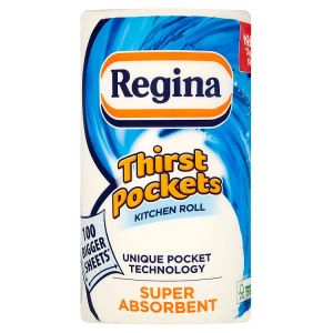REGINA KITCHEN TOWEL THIRST POCKETS 1ROLL