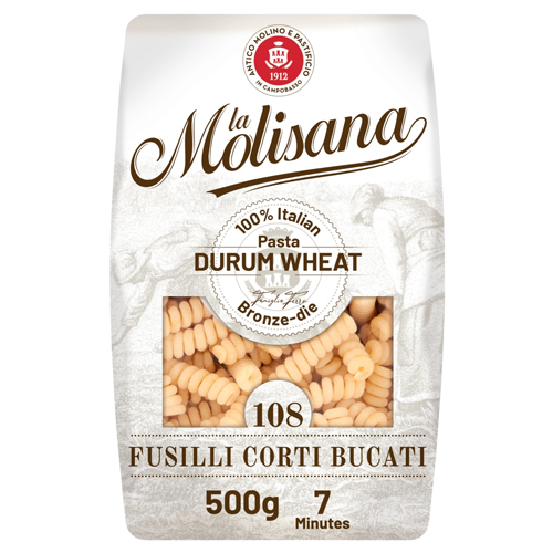 LA MOLISANA NO.108 FUSILLI CORTI BUCATI 500G