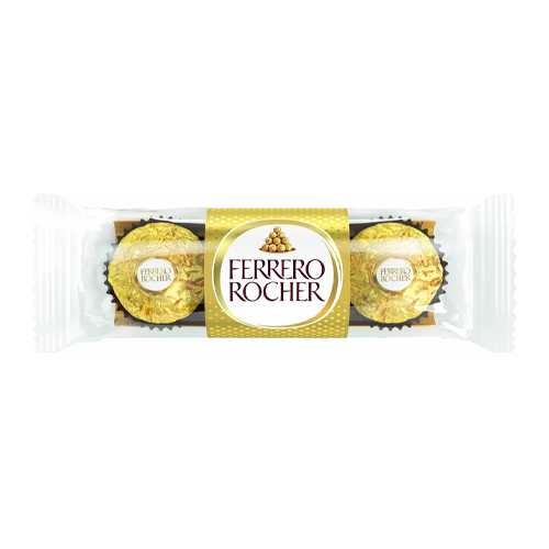 FERRERO ROCHER CHOCOLATE PRALINES T3 37.5G