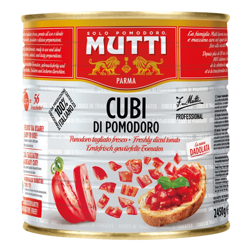 MUTTI FRESHLY DICED TOMATO 2.5KG