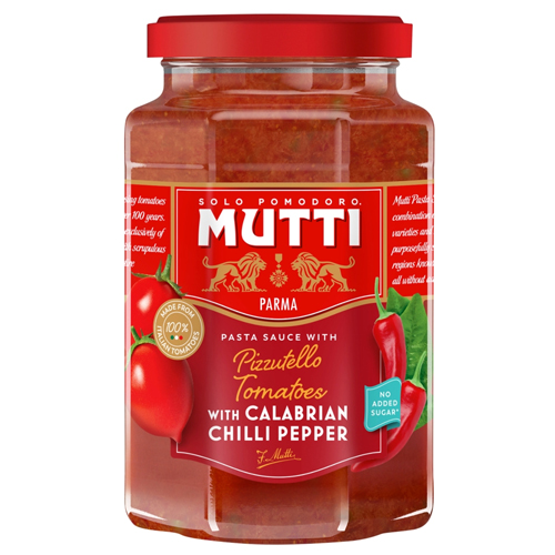 MUTTI TOMATO PASTA SAUCE CHILLI 400G