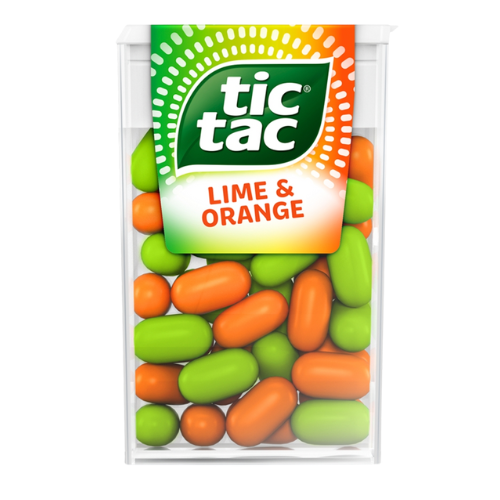 TIC TAC LIME & ORANGE MINT SWEETS 18G