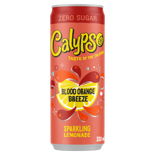 CALYPSO BLOOD ORANGE BREEZE LEMONADE 330ML