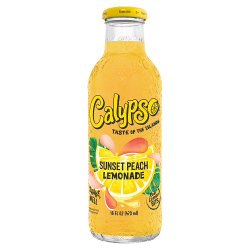 CALYPSO SUNSET PEACH LEMONADE 473ML