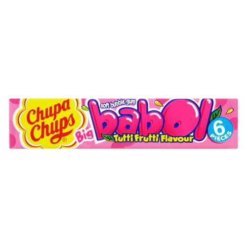 CHUPA CHUPS BIG BABOL TUTTI FRUTTI FLAVOUR SOFT BUBBLE GUM 27.6G