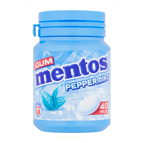 MENTOS PEPPERMINT GUM 40 PIECES 56G