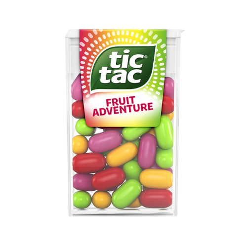 TIC TAC FRUIT ADVENTURE MINT SWEETS 18G