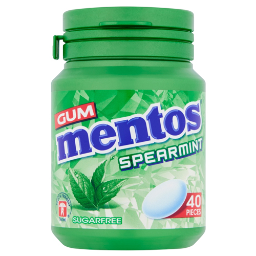 MENTOS GUM SPEARMINT 40 PIECES 56G