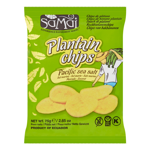 SAMAI PLANTAIN CHIPS SEA SALT 75G
