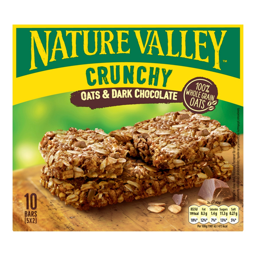 NATURE VALLEY CRUNCHY OATS & DARK CHOCOLATE 5PK 42G