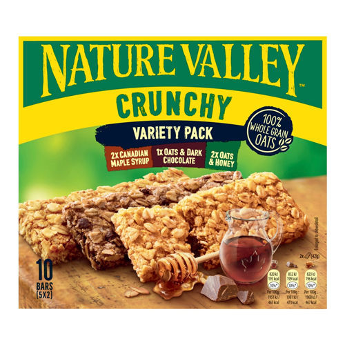 NATURE VALLEY CRUNCHY VARIETY PACK 210G