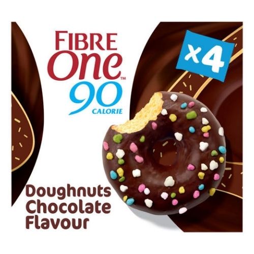 FIBRE ONE 90 CALORIE DOUGHNUTS CHOCOLATE FLAVOUR 92G