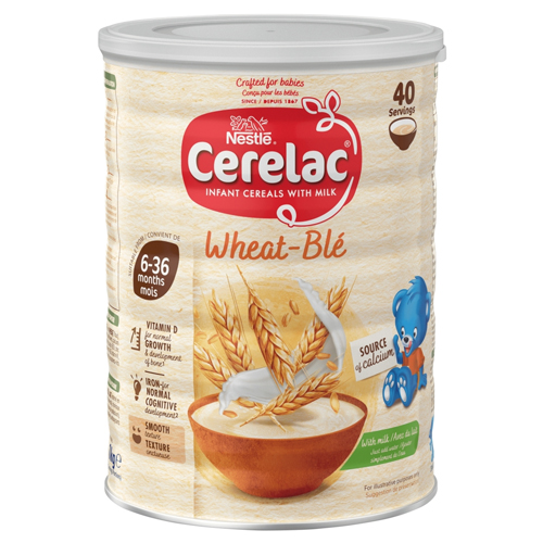CERELAC WHEAT WITH MILK INFANT CEREAL, 6M+ 12X 1KG