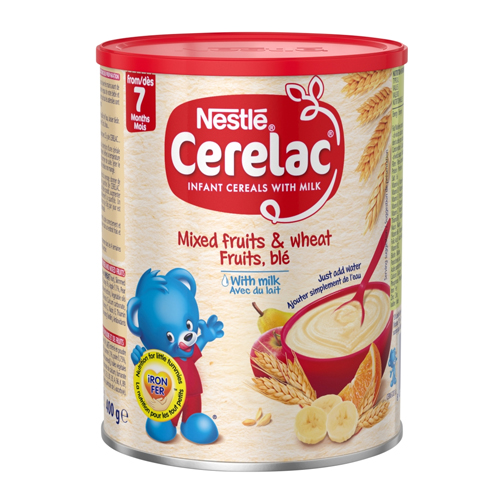 CERELAC MIXED FRUITS & WHEAT WITH MILK INFANT CEREAL , 7M+ 400G