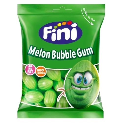 FINI HALAL MELON BUBBLE GUM BAG 75G