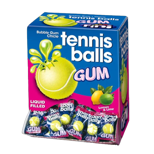 FINI 200 TENNIS BALL BUBBLE GUM BOX 5G