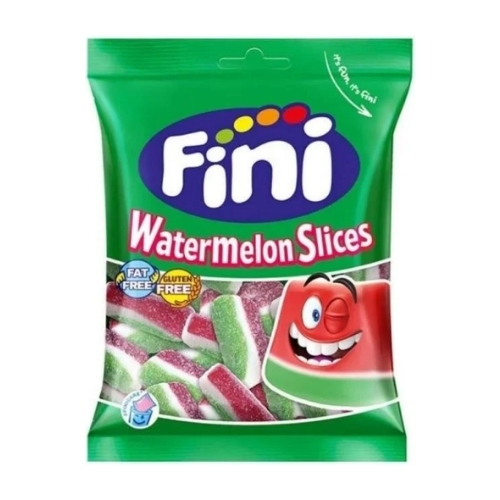 FINI HALAL FIZZY WATERMELON SLICES BAG 75G
