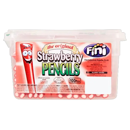FINI 100 STRAWBERRY PENCILS 10.3G
