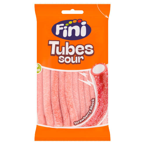 FINI STRAWBERRY SHOCK TUBES SOUR 180G