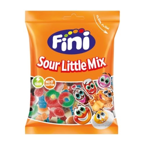 FINI HALAL FIZZY SOUR LITTLE MIX BAG 75G