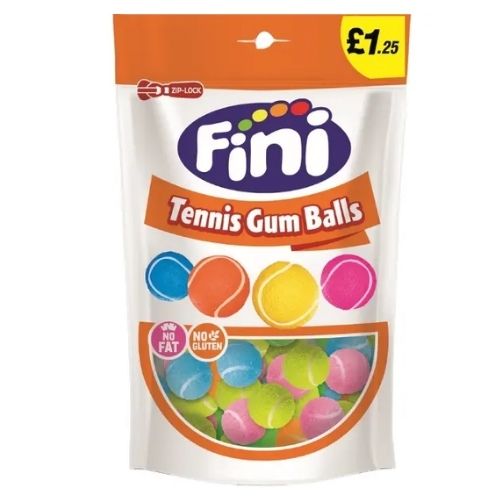 FINI TENNIS GUM BALLS DOY BAG PMP £1.25 140G