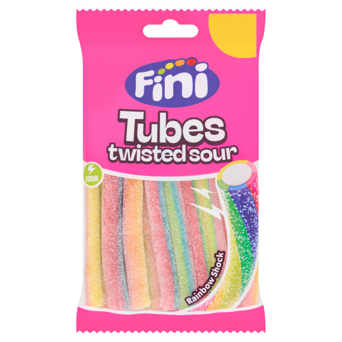 FINI TUBES TWISTED SOUR RAINBOW SHOCK BAG 140G