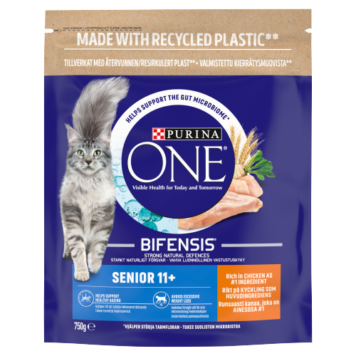 PURINA ONE SENIOR 11+ CAT CHICKEN 750G