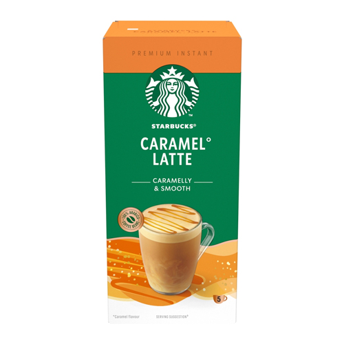 STARBUCKS CARAMEL LATTE CARAMEL & SMOOTH 5SAC 115G