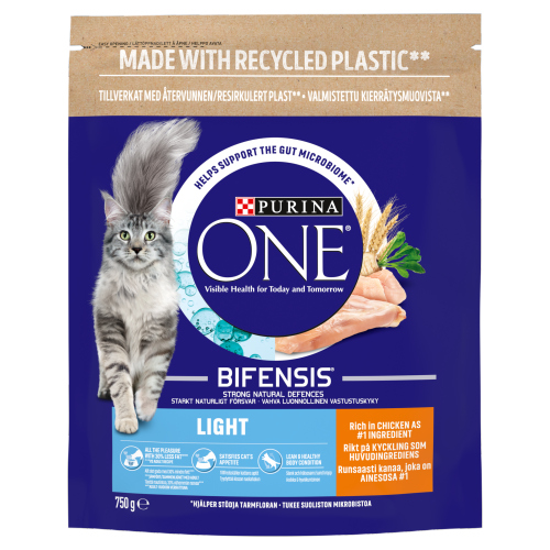 PURINA ONE LIGHT CAT CHICKEN AND WHEAT 750G