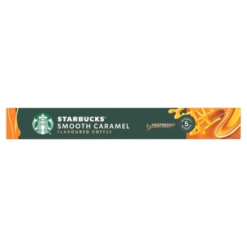 STARBUCKS NESPRESSO SMOOTH CARAMEL FLAVOURED COFFEE 10CAPSULES 51G